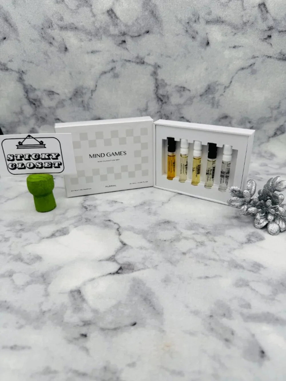 Mind Games Olfactive Extrait Mini Set-Woody Luxury Collection5x2ml-5pc-BOXED-NEW